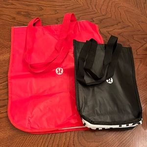 Red and Black Lululemon Bag